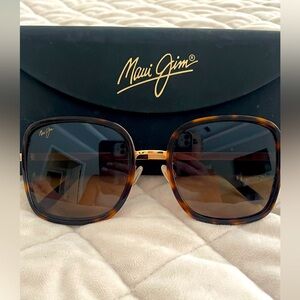 Brand new Maui Jim Pua 55mm fashion tortoise polarized sunglasses